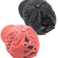 Funky Junque Ponytail Hat for Women - Baseball Cap with Adjustable Fit & High Pony Tail Criss Cross Back for Everyday Wear