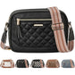 Tenot Quilted Crossbody Bags for Women Travel, Vegan Leather Crossbody Purses for Women Trendy Cross Body Bag