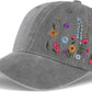 Biggun Trendy Embroidered Baseball Cap for Girls Women Men - Adjustable Soft Breathable Hats for Casual Wear