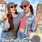 Biggun Trendy Embroidered Baseball Cap for Girls Women Men - Adjustable Soft Breathable Hats for Casual Wear