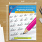 Carson Dellosa Beginning Cursive Handwriting Workbook, Traditional Writing Book With Number and Letter Tracing and Sight Words Practice, Classroom or Homeschool Curriculum