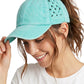 Funky Junque Ponytail Hat for Women - Baseball Cap with Adjustable Fit & High Pony Tail Criss Cross Back for Everyday Wear