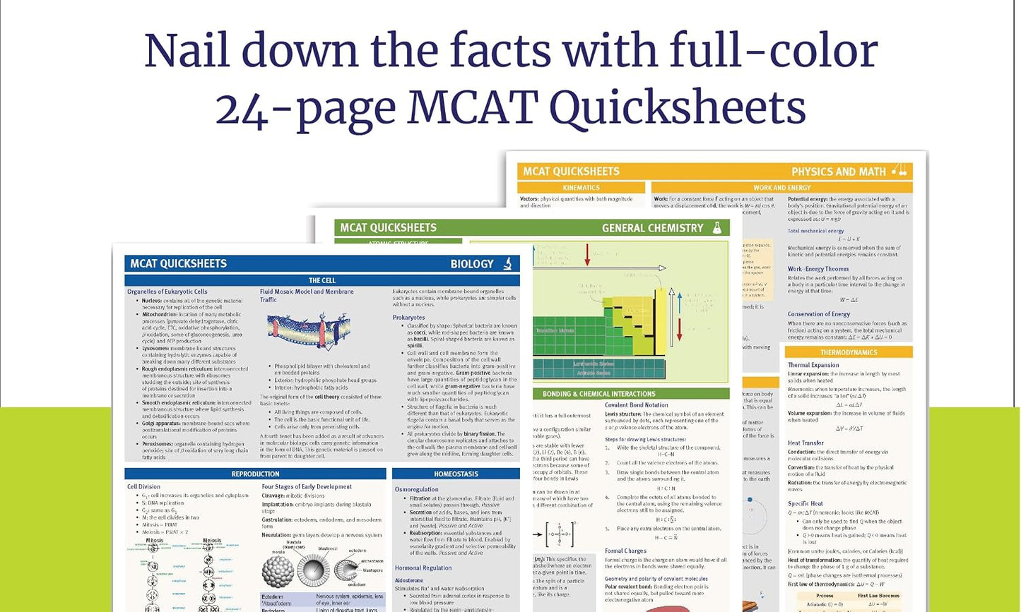 MCAT Complete 7-Book Subject Review 2026-2027, Set Includes Books, Online Prep, 3 Practice Tests (Kaplan Test Prep)
