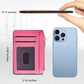 Tipmile Credit Card Holder for Women Slim Minimalist Front Pocket RFID Blocking Wallet Small Compact Card Case with ID Window, Vibrant Pink