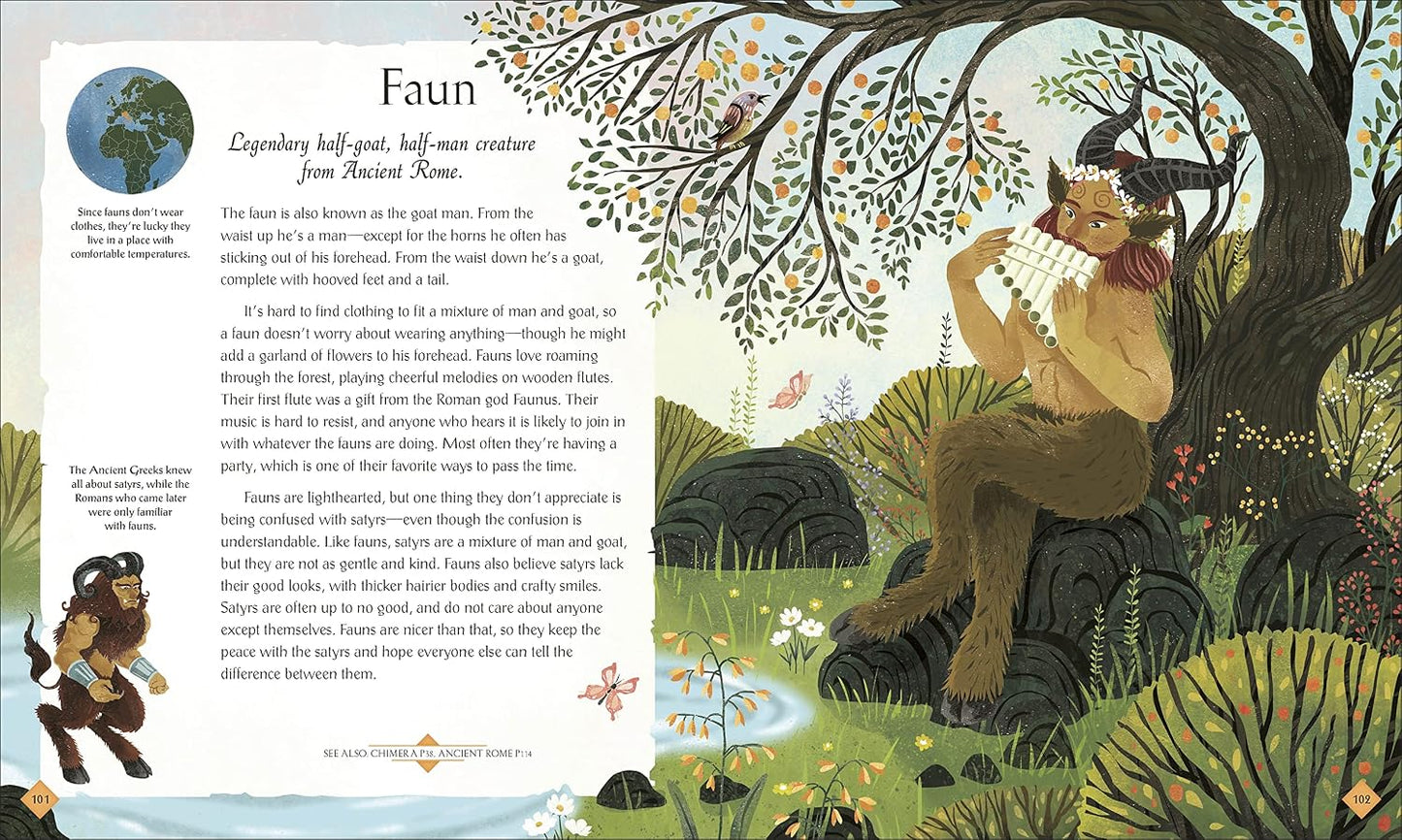 The Book of Mythical Beasts and Magical Creatures (Mysteries, Magic and Myth)