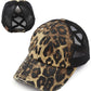 Funky Junque Ponytail Hat for Women - Baseball Cap with Adjustable Fit & High Pony Tail Criss Cross Back for Everyday Wear