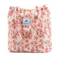 Corduroy Tote Bag Cute Tote Bags for Women Shoulder Bag with Inner Pocket for Work Beach Travel and Shopping Grocery