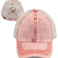 Funky Junque Ponytail Hat for Women - Baseball Cap with Adjustable Fit & High Pony Tail Criss Cross Back for Everyday Wear