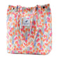 Corduroy Tote Bag Cute Tote Bags for Women Shoulder Bag with Inner Pocket for Work Beach Travel and Shopping Grocery