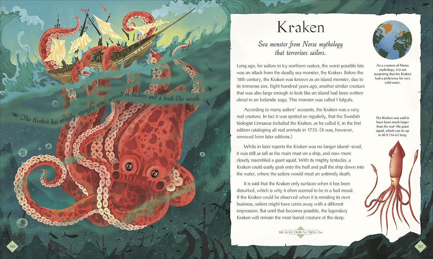 The Book of Mythical Beasts and Magical Creatures (Mysteries, Magic and Myth)