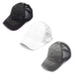 Funky Junque Ponytail Hat for Women - Baseball Cap with Adjustable Fit & High Pony Tail Criss Cross Back for Everyday Wear