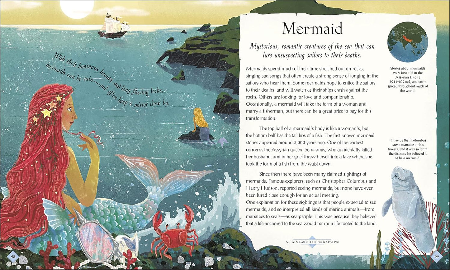The Book of Mythical Beasts and Magical Creatures (Mysteries, Magic and Myth)